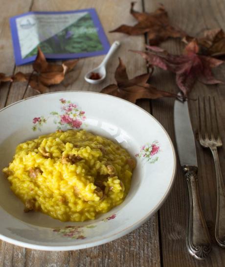 RISOTTO CON TASTASAL,ZAFFERANO MANTECATO AL MORLACCO RISOTTO CON TASTASAL,ZAFFERANO MANTECATO AL MORLACCO