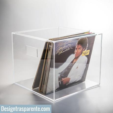 Contenitore per vinili Box per dischi vinile: contenitore per 33 giri.