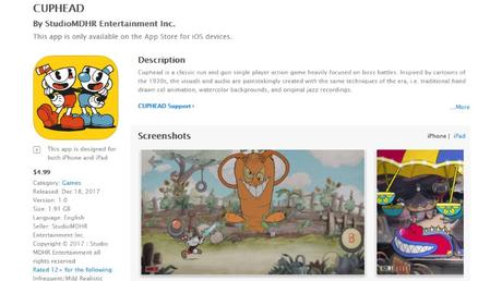 Fake Cuphead per iOS: La copia spudorata di un criminale informatico fake-cuphead-img1