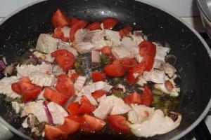 La mia dadolata di pesce spada alla mediterranea. My recipe of swordfish at mediterranean style° food