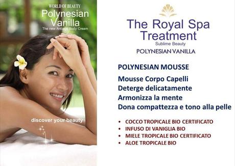 POLYNESIAN VANILLA MOUSSE by World of Beauty POLYNESIAN VANILLA MOUSSE by World of Beauty