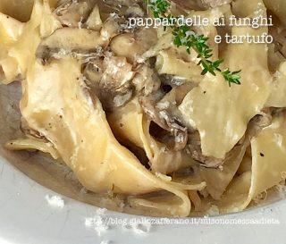 Pappardelle ai porcini e tartufo Pappardelle ai porcini e tartufo