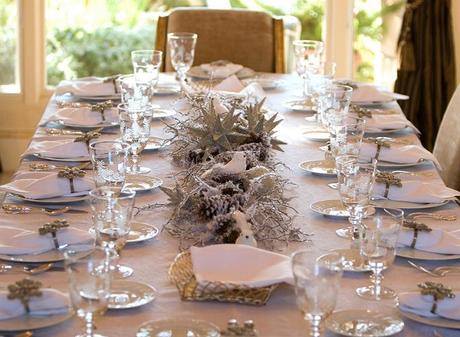 Idee per la tavola di Natale Risultati immagini per white christmas table