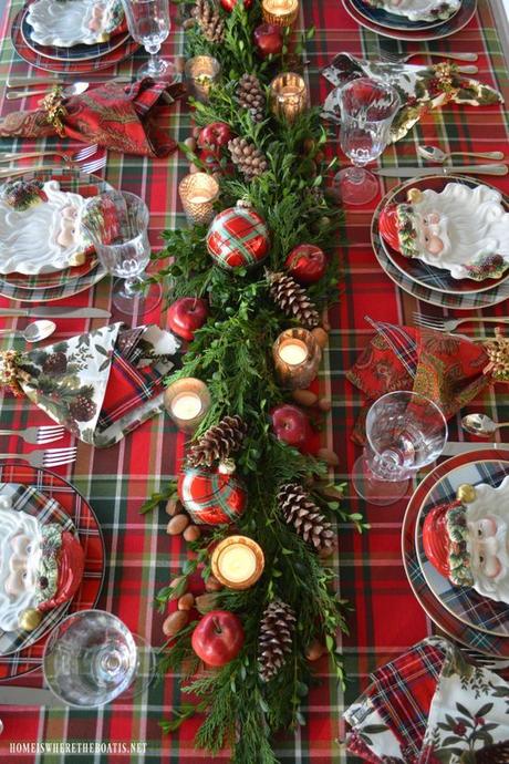 Idee per la tavola di Natale 50 Christmas Table Decoration Ideas – Settings And Centerpieces For Christmas Table