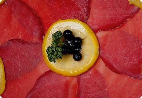 Raccolta di Ricette Antipasti di Natale sfiziosi, facili e velocissimi da preparare. bresaola e mele della valtellina