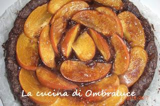 Crostata nera di cachi Crostata nera di cachi