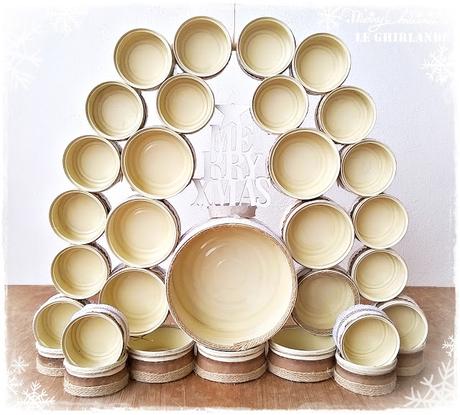 Come fare un Calendario dell'Avvento country chic riciclando scatolette di tonno Come fare un Calendario dell'Avvento country chic riciclando scatolette di tonno