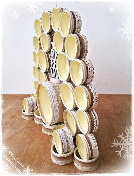Come fare un Calendario dell'Avvento country chic riciclando scatolette di tonno Come fare un Calendario dell'Avvento country chic riciclando scatolette di tonno