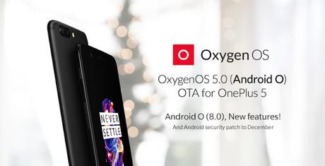 OnePlus 5 si aggiorna ad Android 8.0 Oreo OnePlus 5 si aggiorna ad Android 8.0 Oreo