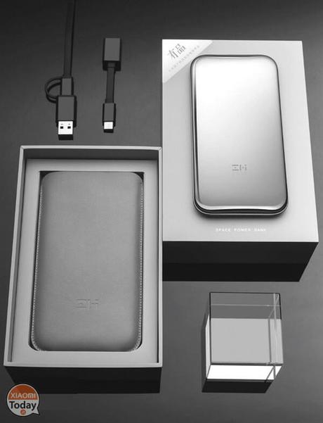 Xiaomi lancia la ZMI Space Power Bank con corpo in acciaio inossidabile a specchio zmi