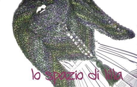 lilla's tutorials: scialle in mohair ai ferri Softy / Knitted mohair shawl Softy, free pattern lilla's tutorials: scialle in mohair ai ferri Softy / Knitted mohair shawl Softy, free pattern
