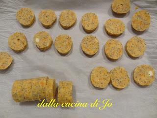 Sablés alla mimolette Sablés alla mimolette