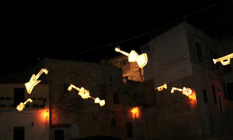 Ruvo di Puglia www.travelnelmondo.blogspot.it Luci d'Artista, Natale 2017, Ruvo di Puglia, Piazza Le Monache