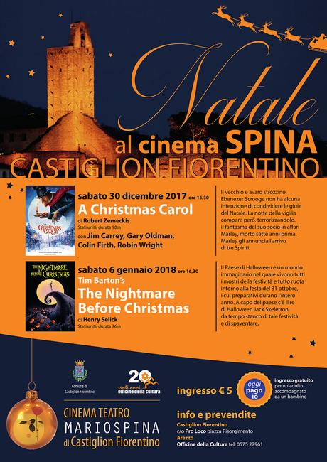 Cinema d'animazione al Teatro Spina per il Natale di Castiglion Fiorentino Cinema d'animazione al Teatro Spina per il Natale di Castiglion Fiorentino