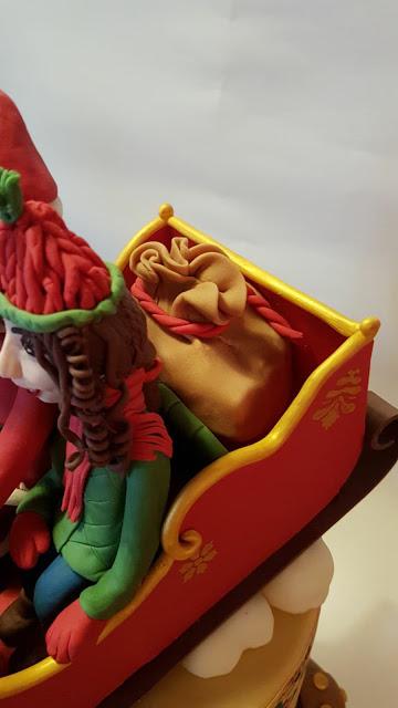 Mi è sembrato di vedere una slitta...torta Babbo Natale 18 anni Mi è sembrato di vedere una slitta...torta Babbo Natale 18 anni