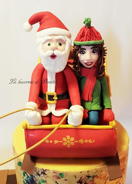 Mi è sembrato di vedere una slitta...torta Babbo Natale 18 anni Mi è sembrato di vedere una slitta...torta Babbo Natale 18 anni