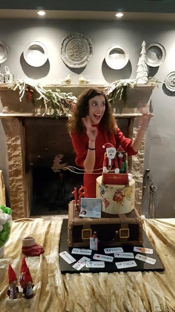 Mi è sembrato di vedere una slitta...torta Babbo Natale 18 anni Mi è sembrato di vedere una slitta...torta Babbo Natale 18 anni