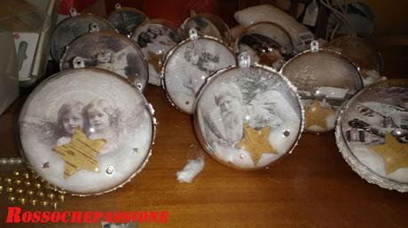Le mie sfere per un Natale vintage. Le mie sfere per un Natale vintage.