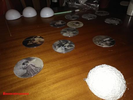 Le mie sfere per un Natale vintage. Le mie sfere per un Natale vintage.
