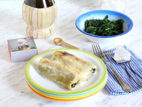 cannelloni spinaci e feta cannelloni spinaci e feta