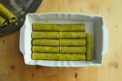 cannelloni spinaci e feta cannelloni spinaci e feta