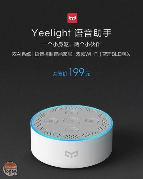 Yeelight Voice Assistant competerà direttamente con Amazon Eco Dot yeelight voice
