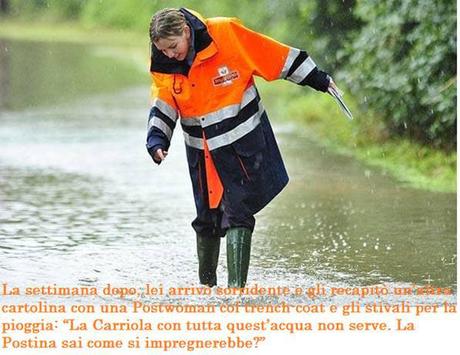 La Postina sulle spalle. La Postina sulle spalle.
