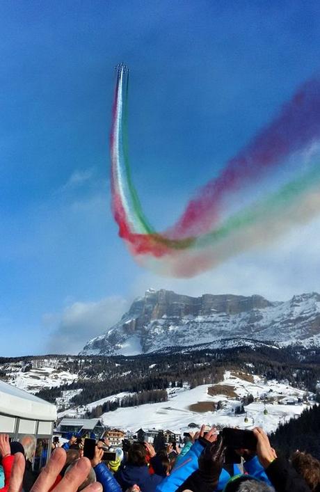 coppa del mondo di sci Alta Badia frecce tricolori
