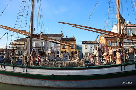 Presepe galleggiante della marineria a Cesenatico Presepe galleggiante della marineria a Cesenatico
