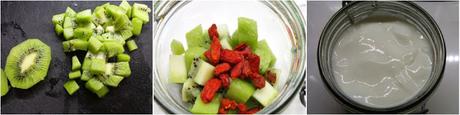 Yogurt Kiwi Muesli e Goji Yogurt Kiwi Muesli e Goji