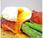 Soft pouched eggs, asparagus potato