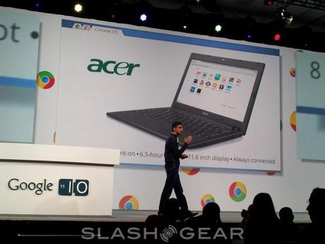 chromebook2 580x435 Google Chrome OS, tutto quello che bisogna sapere [Google I/O]