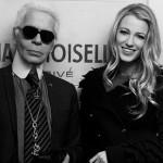 Karl Lagerfeld&Blake Lively