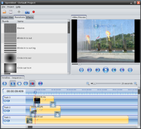 Montaggi video con Linux