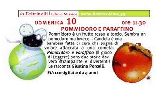 Pommidoro e Paraffino alla Feltrinelli