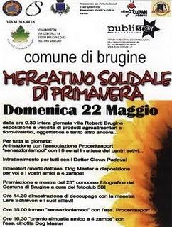 22 Maggio 2011: Mercatino Solidale di Primavera, Villa Roberti a Brugine (PD)