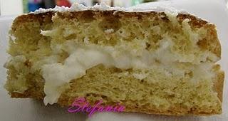 Torta paradiso con crema al latte