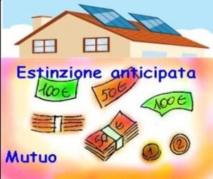 estinzione anticipata mutuo