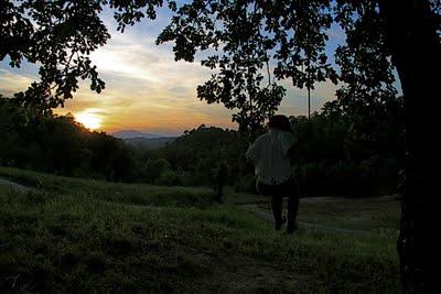 aspettando la notte che scende