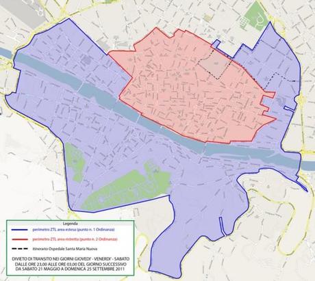 Estate 2011, torna la ZTL notturna a Firenze