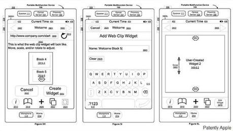  Apple brevetta la sua “visione” dei widget