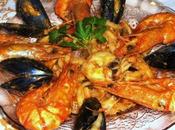 Strozzapreti sugo cozze, vongole gamberi