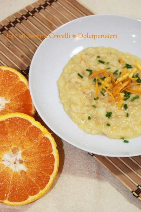 RISOTTO CON ARANCE VALENCIA E TALEGGIO DOP di Dolcipensieri