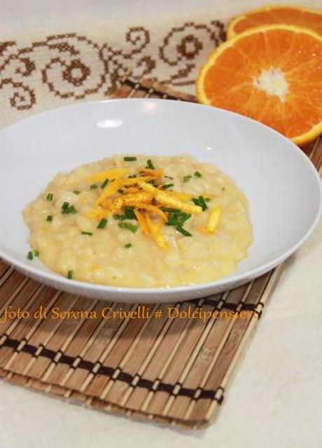 RISOTTO CON ARANCE VALENCIA E TALEGGIO DOP di Dolcipensieri