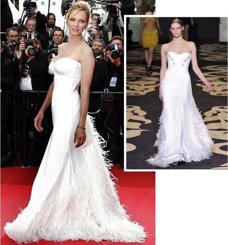 Red Carpet// Uma Thurman al Festival di Cannes