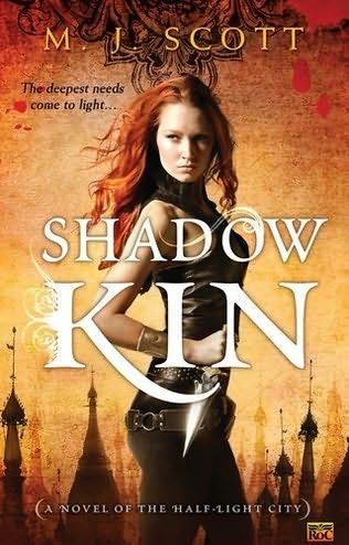 book cover of 

Shadow Kin 

 (Half-Light City, book 1)

by

M J Scott
