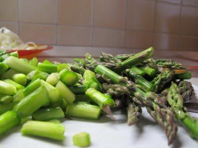 Risotto porro ed asparagi