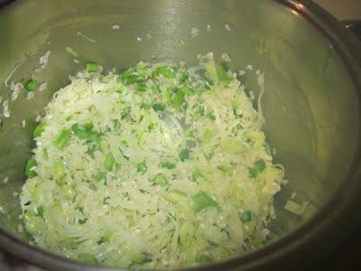 Risotto porro ed asparagi