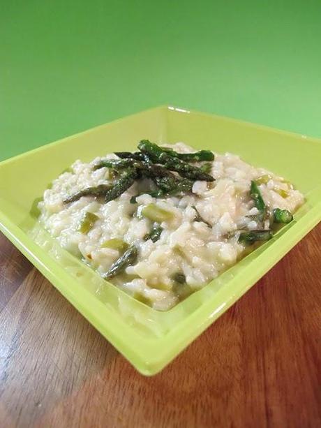 Risotto porro ed asparagi