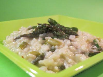 Risotto porro ed asparagi